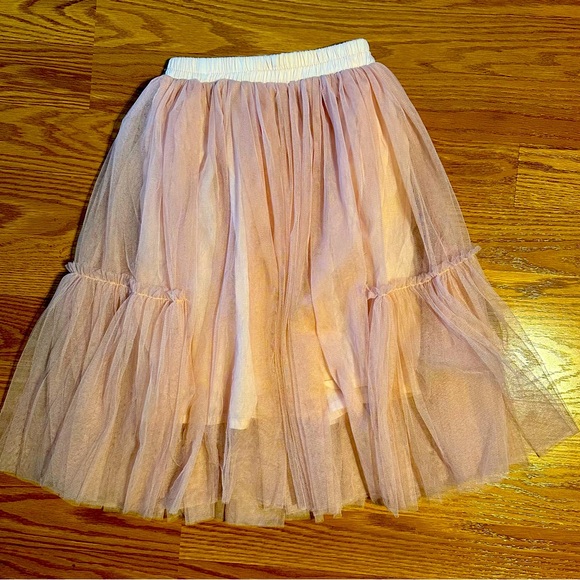 Kids Pink Tulle Tutu Skirt size 140 or 9/10 - Picture 1 of 5